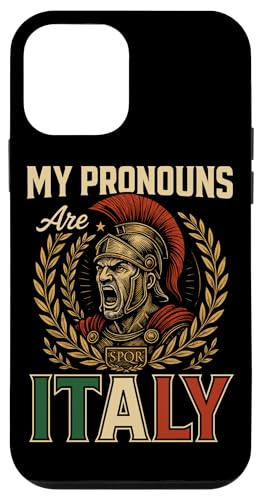 My Pronouns Are Italian Roman Legionary X}zP[X iPhone 12 mini p