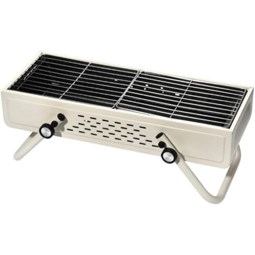 kiwetバーベキューグリル炭焼き 和風 バーベキュー 料亭 ホテル 屋外 焚き火台 折りたたみ たたみ コンパクト 収納バッグ き アウトドア キャンプ (ホワイト,56*24*19cm)