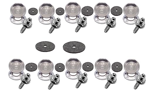 LOXX 10 Sets Strap Lock System for Guitar, Bass, Boat, Yacht, RV