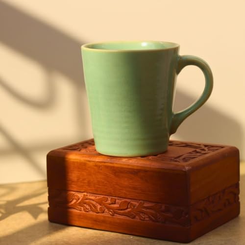 Image of WEAVING HOMES Coffee Mug (WEAVING HOMES Mint Coffee Mug)