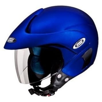 Studds Marshall Open Face Helmet (Matt Blue, XL)