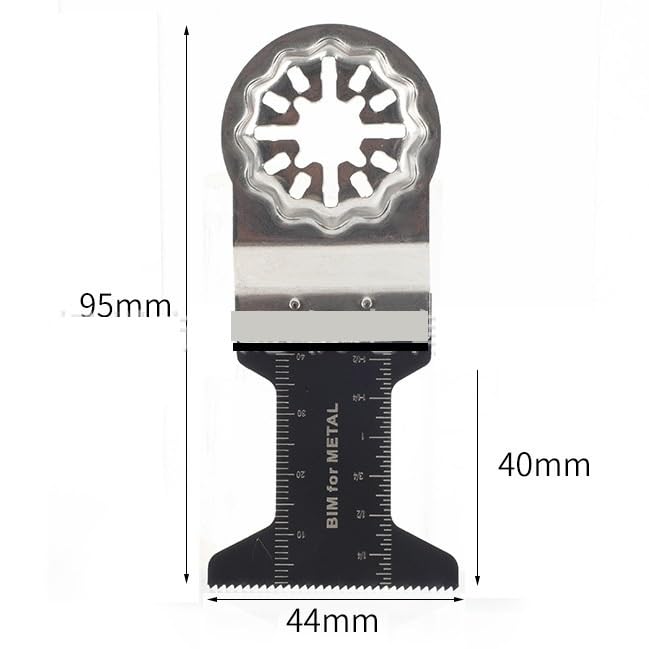 Set 24 lame oscillanti per utensile multifunzione, lame a sgancio rapido per taglio legno metallo plastica, kit accessori
