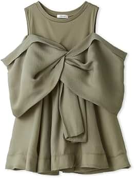 Amazon | [フレイ アイディー] カットコンビペプラムトップス