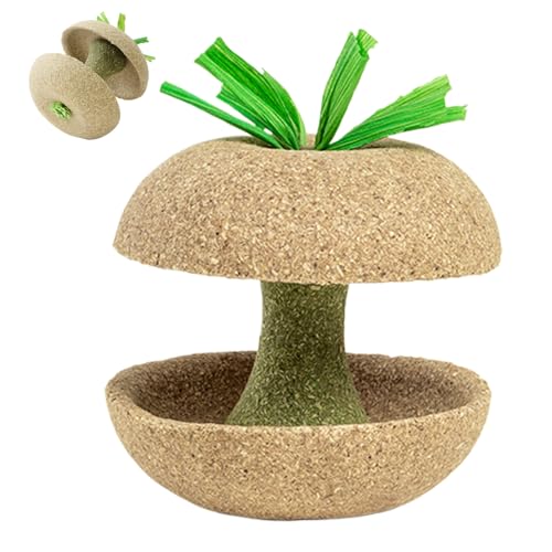 Giocattolo per mordere criceto – Snack da masticare nel design, in legno naturale per la pulizia dei denti | da masticare per piccoli animali, giocattolo sano, accessorio sicuro per