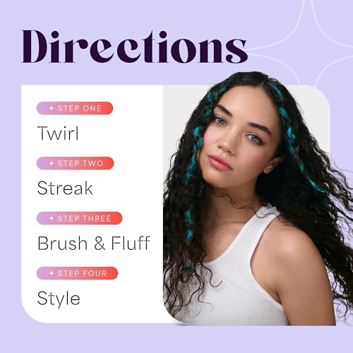 Hally Hair Temporary Hair Color, Shade Stix (Blue) - 12 Ml Washable Hair Chalk For Kids thumb #4