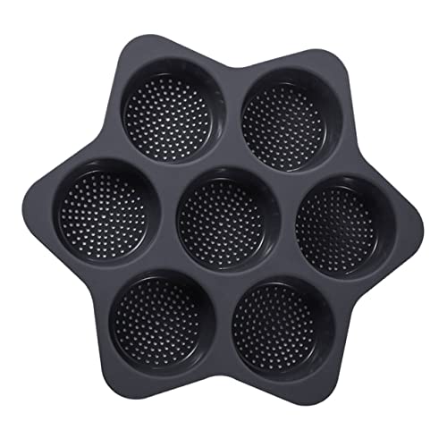 Garneck Burger Multi-function Silicone Baking Pan for Meat Pies Cakes Breads Cavity Design - for Family Cooking Creative Fun