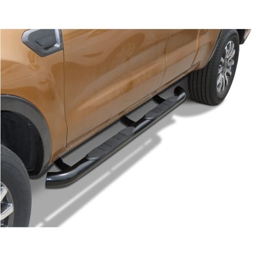 Barra estribo negra 2 piezas para Ford Ranger 2019-2022 miniatura 2