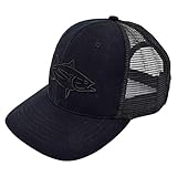 Filthy Anglers Snap Back Tuna Fishing Trucker Hats Men & Women :: Black