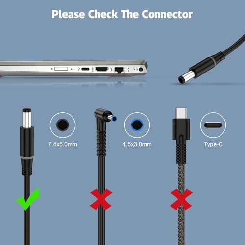 Image of WeFly 240W 19.5V 12.3A 7.4mm x 5.0mm Laptop Adapter Charger for Dell Alienware M17 R1 R2 R3 R4 R5 M17X R2 R3 M18X Area-51m R2 G5 G7 Laptop Adapter