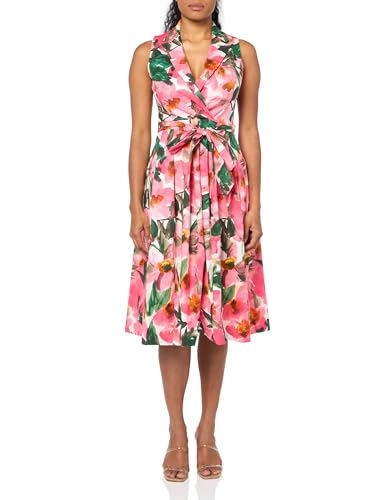 Anne Klein Women's Notch Collar Wrap W/Full Skirt