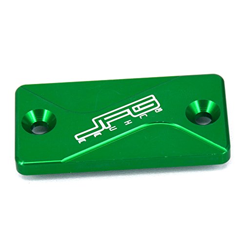 JFG RACING Motorcycle Front Brake Fluid Reservoir Cap for KX65 01-21 KX80 KX85 KX100 98-21 KX125 92-08 KX250 93-08 KX250F 04-18 KX250 19-20 KX450F 06-18 KLX300R 20 KLX450R 08-15