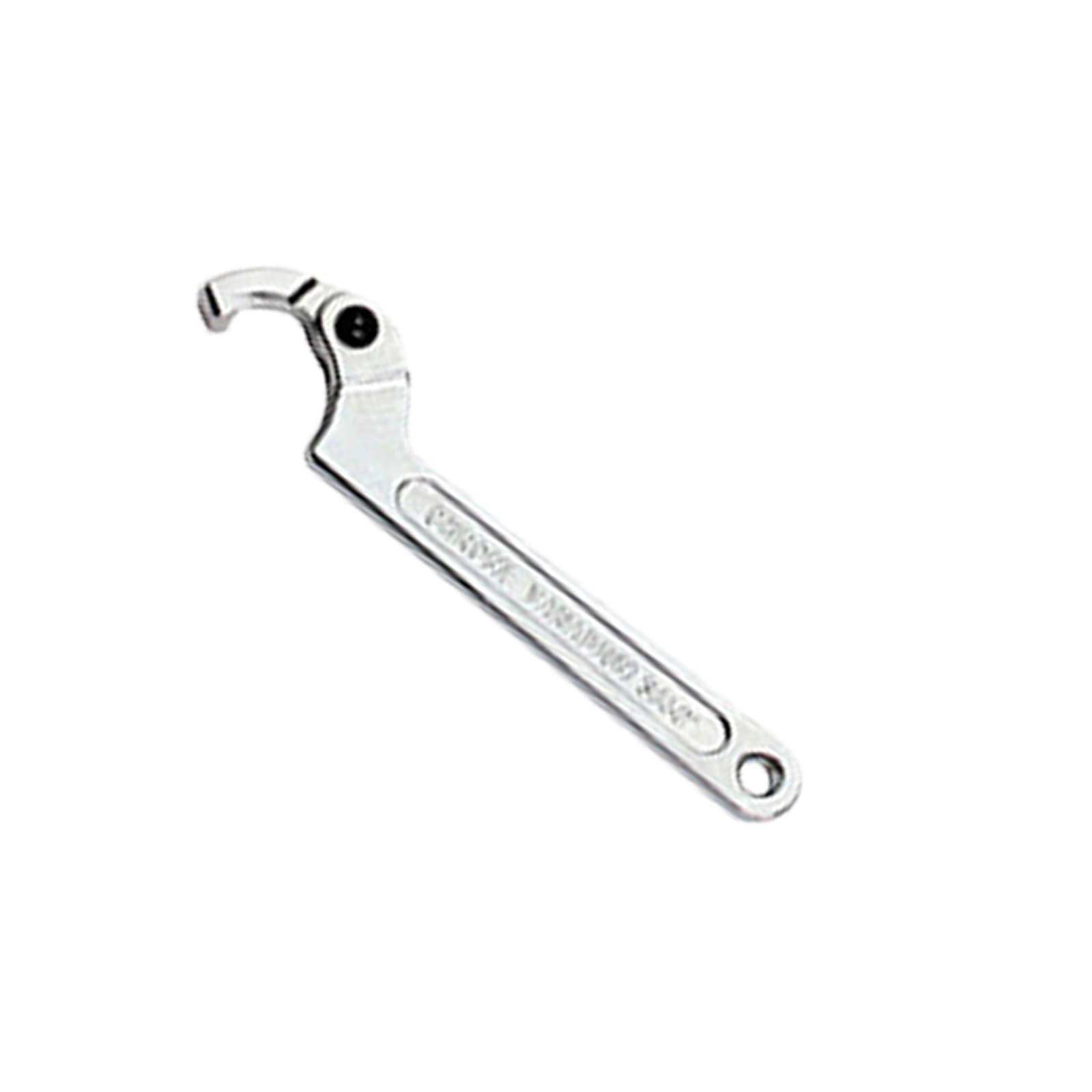 Oxxggkao Square Head Effective Steel Water Meter Tool Including Square/Round End Adjustable Hook Wrench For Tight Areas Spanner Water Meter