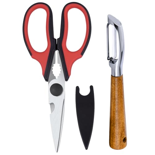 Left Handed Kitchen Scissors and Left Handed Peeler, All Purpose