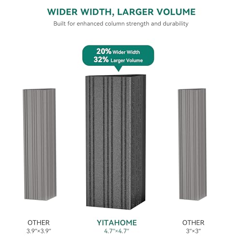 YITAHOME 12x16ft Hardtop Gazebo with Nettings and Curtains, Heavy Duty Double Roof Galvanized Steel Outdoor Combined of Vertical Stripes Roof for Patio, Backyard, Deck, Lawns, Gray