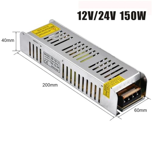 Transformateur LED 12V compact 60W alimentation AC DC stable