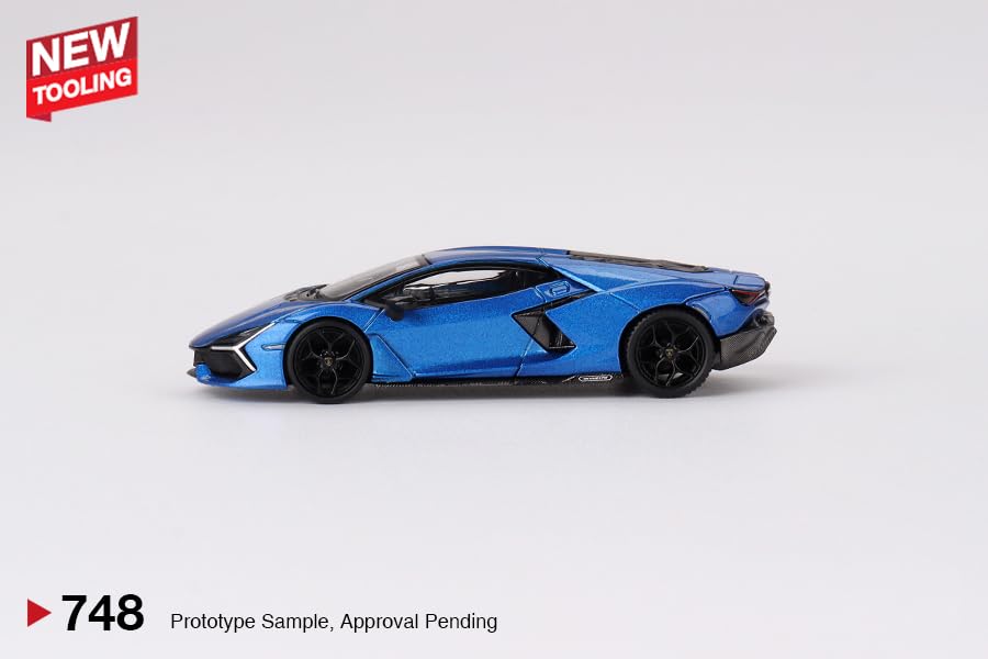 Miniature Lamborghini 350 GT 1967 – Minichamps 1/43, Bleu Métal, Comme Neuve