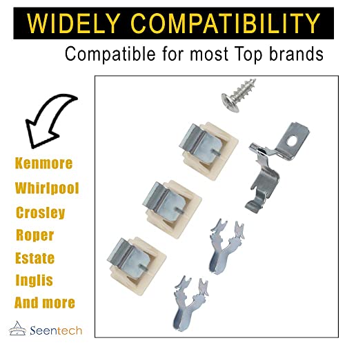 Lifetime 279570 Dryer Door Latch Strike Kit by Seentech - Compatible With Whirlpool Kenmore Dryer- Repalces: 236877 420198 423232 279337 3392538 (Pack 1) - Thumbnail 3