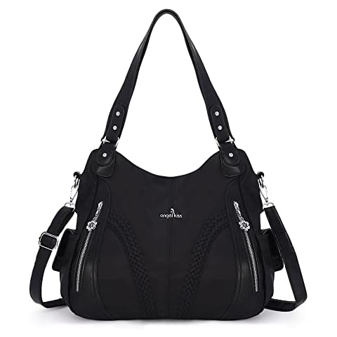 Angel Kiss Fashion Tote Bag in Black Cover