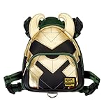 Loungefly Pets Marvel Loki Cosplay Mini Backpack Dog Harness (Medium)