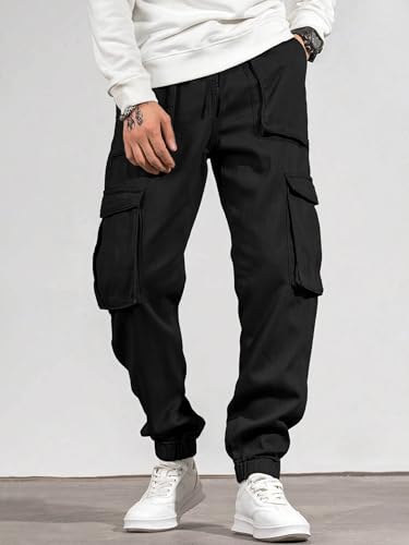 Image of Noble Monk Cargo for Men || Cotton Cargo Pant || Stylish Multi-Pocket Casual Trousers for Men