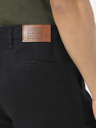 Image of Urbano Fashion Men's Loose Baggy Fit Solid Cargo Chino Trouser Pant with 6 Pockets Non-Stretchable