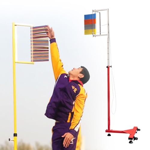 Testeur de saut vertical mobile avec roues pour enfants et jeunes