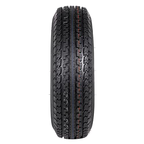 Hykolity St225/75R15 Radial Trailer Tire, St225-75R15 Tires, 117M 10-Ply Load Range E, Set Of 4 #TOP3