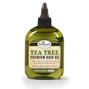 Difeel Premium Natural Hair Oil – Tea Tree Oil for Dry Scalp 7.1 Ounce