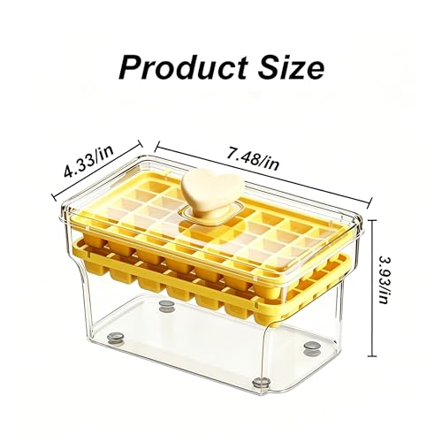 Molde para cubitos de hielo con tapa y compartimento miniatura 2
