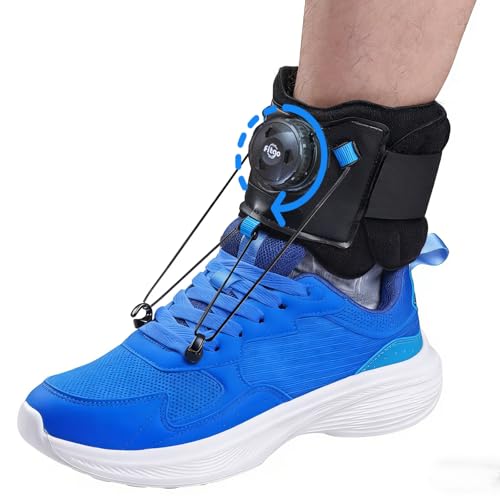 AFO Foot Drop Brace for Walking with Shoes, Upgraded Dial & Thicker Replaceable Wire, Drop Foot Brace for Men & Women