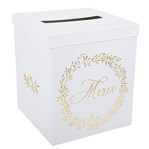 Artifetes Urne Merci Jolis Brins Blanche et Or 91782 Cover