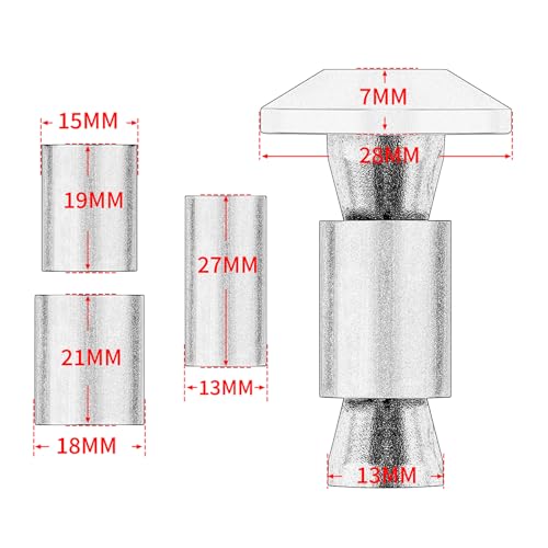 CXEPI Motorrad Lenkergewichte,Universelle Lenkerenden für Ø22mm (7/8) Lenker,Schwarz