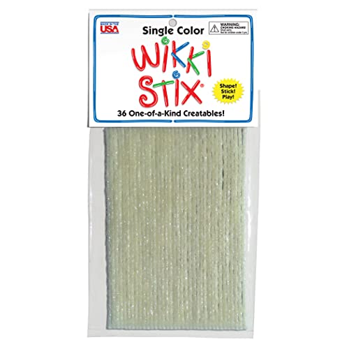 WikkiStix WIKKI-830 6-Inch Molding and Sculpting Stick, White, 36/Pack