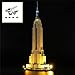 Produktbild QJXF USB-Licht-Satz Kompatibel Mit Lego Architecture Empire State Building 21046, LED-Licht-Kit Für (Empire State Building) Bausteine Model (Nicht Im Lieferumfang Enthalten Modell)