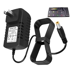 Input: AC 100V-240V, Output: 9VDC Adapter, 6.5ft/2M ultra long power cord. Reliable Power Source: Featuring a molded AC plug, this adapter converts standard 120V AC wall outlet power to steady 9V DC output to keep your gear powered and performing. DC...