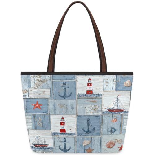 Grand sac à main décontracté en polyester 45 x 33 cm pour voyage et shopping quotidien