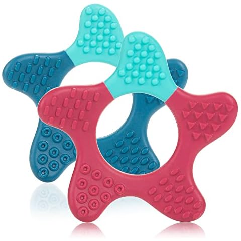 Mordedores para masaje Reer, diseño de estrella de mar, multicolor Cover