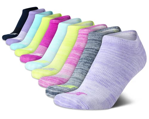 Image of Avia Womens Low Cut Socks - 6 /10 Pack Performance Stretch Cushioned Moisture Wicking Athletic No Show Socks for Women (4-12)