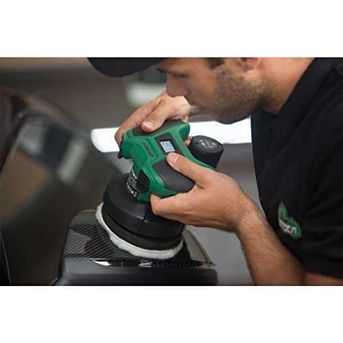 Batoca S1 - Hand Buffer For Car Detailing - 100/125/150Mm Cordless Polisher 6-Speed Lcd Screen With 2Pcs 12V 2.0Ah Lithium-Ion Batteries For Car Polishing, Home Using, Polishing Scratch Removal #TOP3