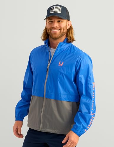 HUK Men's Tradewinds Jacket, Lightweight, Waterproof Windbreaker with UPF Sun Protection2