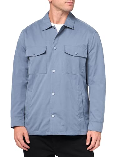 PAIGE Men's Delman Sueded Nylon Shirt Jacket