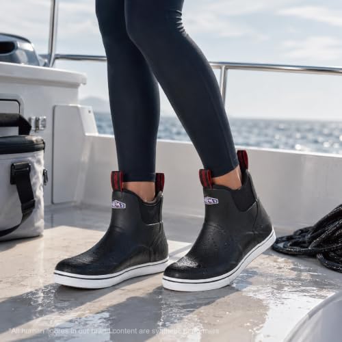 Image of SUREWAY Women's Deck Boots Professional Non-Slip Fishing & Ankle Deck Boot Waterproof Rain Boots