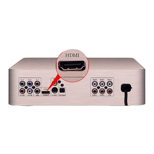 Audiófilo CD Player Desktop Home DVD Jogador HI FI Saída de áudio estéreo 108 0p HD Saída de vídeo m