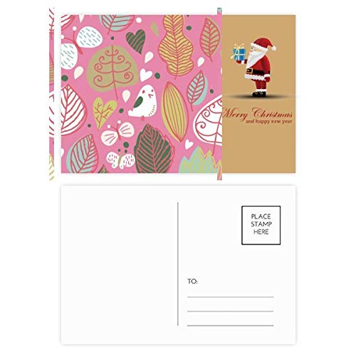 Cartes postales Père Noël et fleurs en lot de 20 pièces pour correspondance