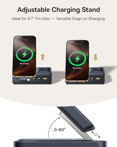Chargeur de bureau USB C rapide Baseus Nomos station sans fil pour iPhone 16 - 7