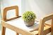 Velener White Mini Artificial Plant Topiary Ball Pot Set- Magnolia Flowers Cottagecore Decor Indoor Plant Shelf Home Office Small Desk Decorations Green Room Accessories Bathroom Kitchen Counter Aloe