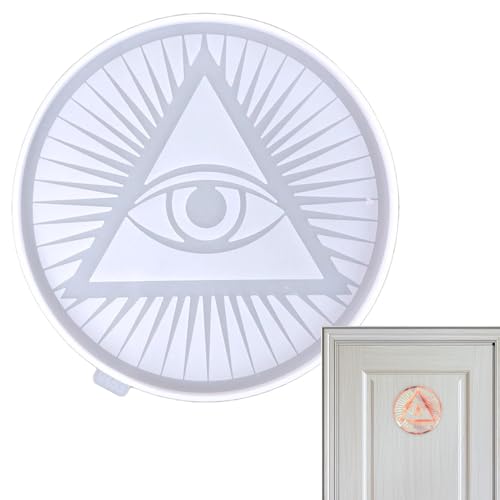 Moldes de resina para decoración de paredes, moldes de silicona para arte mural | Moldes de silicona para arte de pared con diseño de ojos,Molde decorativo de resina epoxi para fundición de resina