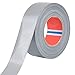 Nastro Adesivo Telato 50mm x 50m, Impermeabile Resistente Nastro Isolante, Extra Forte Termico Gaffa Tape Easy Tear Nastro Adesivo per Imballaggio Riparazioni Moquette Tubi Auto Industria (Argento)