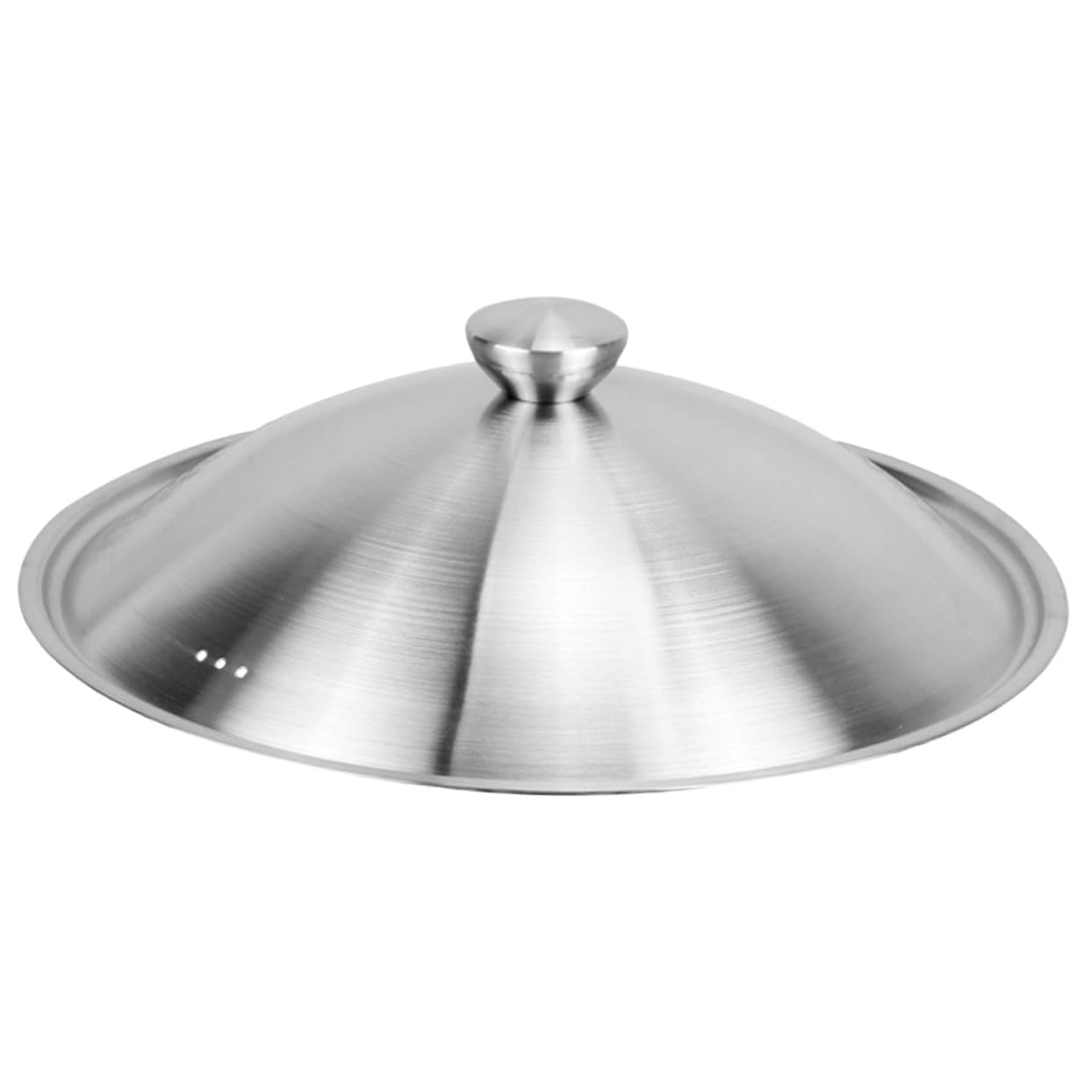 Couvercle de Poêle à Frire 34-36cm en Acier Inoxydable, Épais