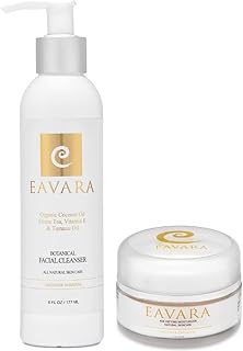 Limpiador facial orgánico galardonado y crema...